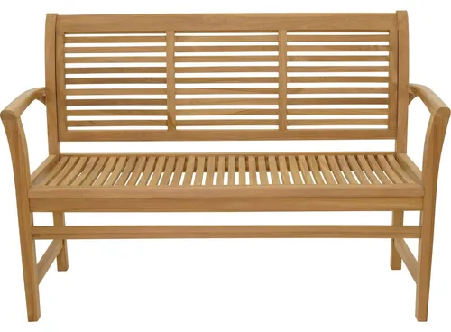 Lesli Living Gartenbank Stapelbank Stripe 142 cm aus Teakholz - Stapelbank STRIPE 142 cm aus hochwertigem Teakholz für Garten und Terrasse. Zeitloses Design mit klaren Linien und witterungsbeständigem Material. Ideal für platzsparende Lagerung und flexiblen Einsatz.