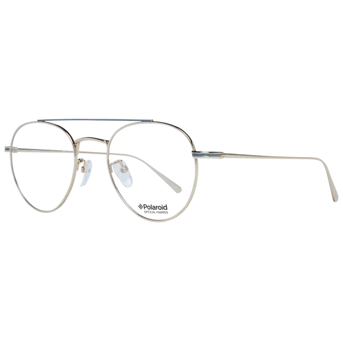 Polaroid Brille PLD D383/G J5G 51 Unisex Gold - Brillenfassungen in elegantem Gold, ideal für jeden Anlass. Mit einem komfortablen Rundrahmen und leichtem Kunststoffglas für optimalen Tragekomfort.