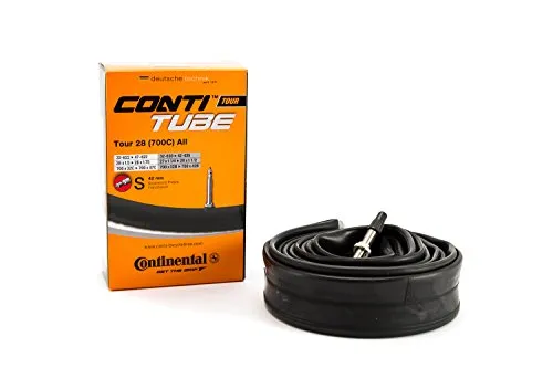 Continental Fahrradschlauch Tour, Schwarz, 28x1 1/4-1.75
