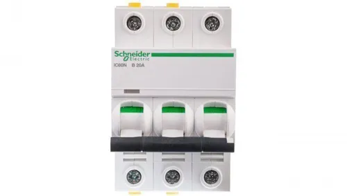 Leistungsschalter 3P B 20A 6kA AC iC60N-B20-3 A9F03320