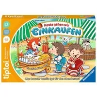 tiptoi Heute gehen wir einkaufen, Brettspiel - Gesellschaftsspiel für 1-3 Spieler, spielerisch lernen für Kinder von 36 Monaten bis 5 Jahren, fördert den Einkaufsspaß und die Sprachentwicklung.