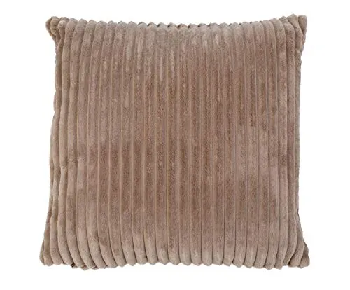 schoenesWohnen24 Decke Taupe 50x50 cm in beige von schoenesWohnen24