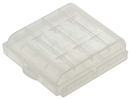 20x EWANTO Batteriebox/Akkubox zu Aufbewahrung von 4 STK. Mignon (AA) oder Micro (AAA) Batterien und Akkus ohne Logo