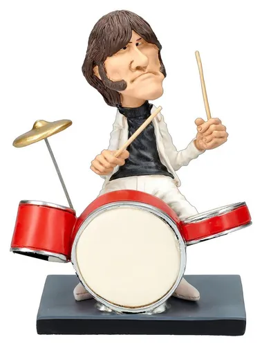 Figuren Shop GmbH Dekofigur Warren Stratford Figur – Schlagzeuger John Rock 15,5 cm - Entdecke die detailreiche Dekofigur