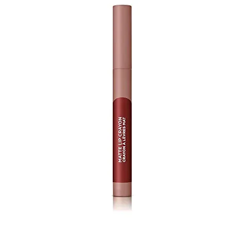 L'Oréal Paris Infallible Matte Lip Crayon #112 Spice Of Life 2,5 g - Langanhaltender Lippenstift mit ultra-mattem Finish. Die praktische abgeschrägte Mine ermöglicht eine einfache Anwendung, während die pflegenden Inhaltsstoffe Ihre Lippen geschmeidig halten.