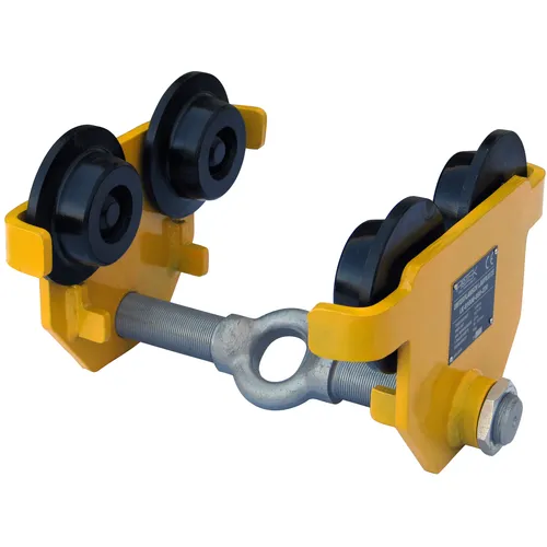 1000kg 1t Laufkatze Rollfahrwerk Handfahrwerk Kran Katze Handlaufwerk 50-220mm