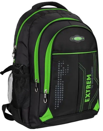 EAAKIE Rucksack Damen Herren Sport Schulrucksack Freizeit Reise Wandern Arbeit Backpack (GRÜN)