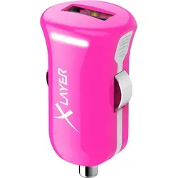 Xlayer Kfz-Ladegerät XLayer Colour Line USB Adapter 2.4A