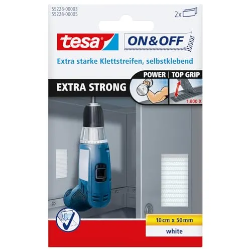 tesa On & Off Extrastarke Klett Klebepads von tesa