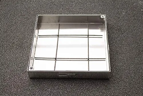 Produktbild Schachtabdeckung Aluminium SAP-80/8A Schachtdeckel auspflasterbar 800x800 befliesbar bepflanzbar befüllbar wasserdicht Höhe 80mm