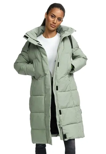 MARIKOO Damen Winterjacke N001 in grün von Marikoo