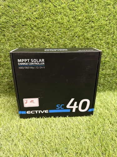 ECTIVE SC 40 MPPT Solar-Laderegler 40A für 12/24V Batterien - Effizienter Solarladeregler mit MPPT-Technologie für bis zu 960Wp, optimal für Wohnmobile. Schützt vor Überladung und sorgt für eine lange Lebensdauer der Batterien.