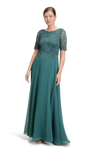 Vera Mont Abendkleid mit Spitze in Dark Emerald in grün von Vera Mont