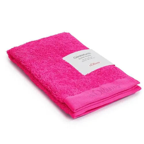 s.Oliver Gästehandtuch 30x50 cm in pink von s.Oliver