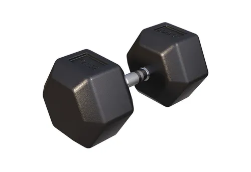 GORILLA SPORTS Kurzhantel Hexagon Kurzhanteln - Gewichte 2-50 kg, Gerändelt, Verchromt - Hanteln, (Einzeln)