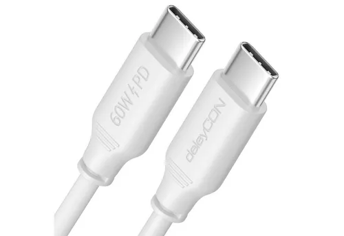 deleyCON 1,5m USB C Kabel Ladekabel PD3.0 60W Schnellladekabel USB-C zu USB-C USB-Kabel