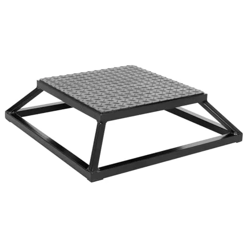 Sport-Tec Plyobox Sprungtrainer 15 cm - Sprungtrainer aus extrem stabiler Stahlkonstruktion für hohe Standsicherheit und rutschfeste, gummierte Oberfläche, ideal für effektives Krafttraining.