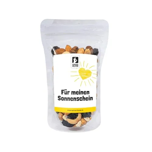 Bremer Gewürzhandel GeNUSSmischung Für meinen Sonnenschein, Nussmix, Studentenfutter mit Spruch, 175g