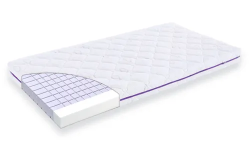 Träumeland T014802 Matratze - Mondschein 70 x 140 cm, weiß - Matratze mit Sleep Safety Multifunktionsbezug, integrierten Nässeschutz und optimaler Belüftung für Allergiker – waschbar bis 60°C und schontrocknergeeignet.