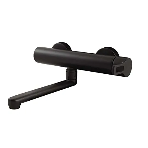 Wandmontierter Spültischmischer in Mattschwarz Paffoni Ringo RIN161NO matt-schwarz - ringo