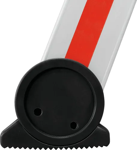 Hymer Alu Stufenstehleiter 3-8 Stufen - Robuste Aluminiumstehleiter mit rutschhemmenden Leiterschuhen und Eimerhaken, ideal für sichere Arbeiten in Höhen bis 3,7 m.