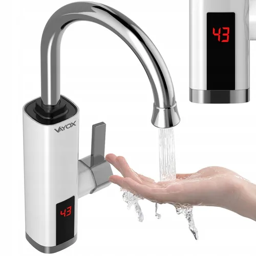Vayox Küchenarmatur-Warmwasserbereiter VA0204 | 3000W Heizleistung mit Display