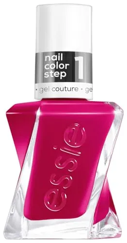 essie Gel Couture langanhaltender Nagellack mit glänzendem Finish, Maniküre ohne UV-Licht, gel by essie, Farbe: Nr. 473 v.i.please, Pink, 1 x 13,5 ml