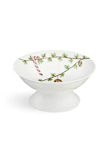 Kähler Hammershøi Schale Porzellan Ø 16 cm weiß - Sonstige Tischdekoration mit skandinavischem Design, ideal für festliche Anlässe und Alltag – langlebiges Porzellan mit feinen Rillen für einen eleganten Akzent.