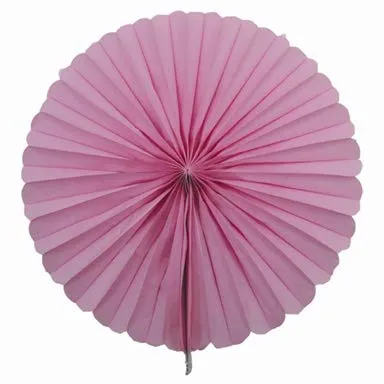 Creativery 1 Papierfächer 35cm (Hellrosa 150) / Deko Papier Fächer Rosetten Blumen Raumdeko Papierrosetten Hängedeko