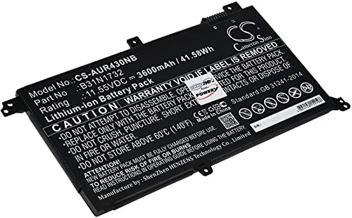Powery Akku für Laptop Asus VivoBook S14 S430UF-EB012T - Notebook Akku für Asus VivoBook S14, 3600mAh, Li-Ion, sicher und langlebig dank hochwertiger Komponenten und Schutzelektronik, ideal als Ersatz- oder Zweitakku.