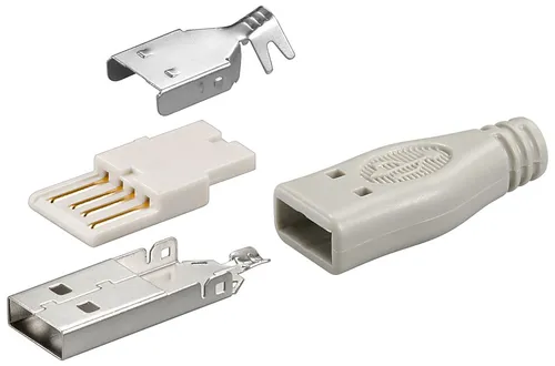 Wentronic USB A-Stecker - zum selber löten
