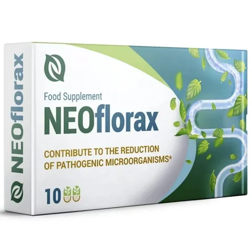 NEOflorax Kapseln - Nahrungsergänzungsmittel zur Unterstützung der Darmgesundheit, mit natürlichen Pflanzenextrakten und Propolis für ein gestärktes Wohlbefinden.