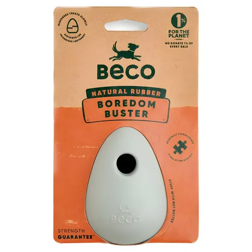 Beco Hundespielzeug Boredom Buster Snackball Naturkautschuk grün 8,8 cm