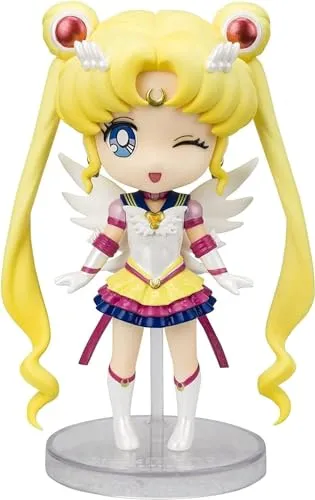 TAMASHII NATIONS - Pretty Guardian Sailor Moon Cosmos - Eternal Sailor Moon (Cosmos Edition) - Menschen-Spielfiguren, offiziell lizenziertes Produkt, perfektes Geschenk für Kinder, fördert Hand-Augen-Koordination und Konzentration.