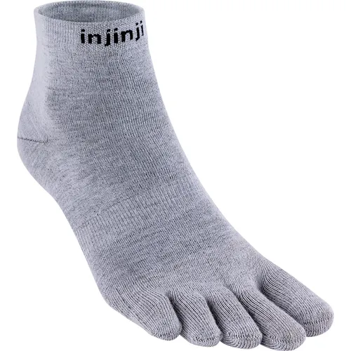 Injinji Liner Mini-Crew Socken (Größe 40.5 , grau) von Injinji