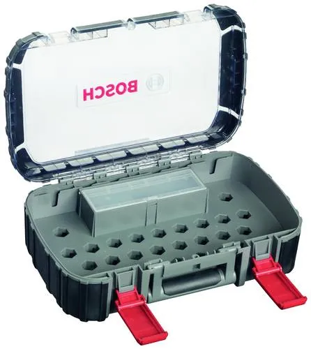 Bosch Pro Leerkoffer für Bimetall-Lochsägen - Robuster Aufbewahrungskoffer für Bimetall-Lochsägen, individuell bestückbar und ideal für Profis, die Wert auf Ordnung und Qualität legen.