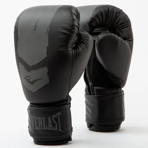 Everlast Prospect 2 Kinder-Boxhandschuhe 6oz – Grau/Schwarz für Boxsack & Pads - Boxhandschuhe für Kinder (8–12 Jahre) mit weichem Innenfutter, Klettverschluss für sicheren Halt und belüfteten Handflächen für trockene Hände beim Training.