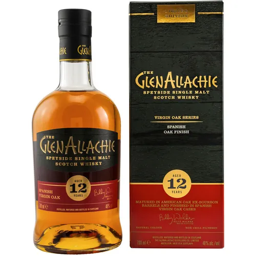 Glenallachie Spanish Virgin Oak Single Malt Scotch Whisky 12 Jahre 48% Vol. 700m