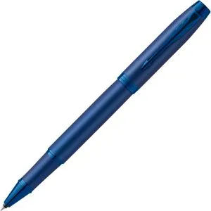 Parker Tintenroller IM Monochrome Blue PVD, Gehäuse blau, 0,5mm, Schreibfarbe schwarz