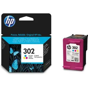 HP 302 (F6U65AE) - Farb Druckerpatrone für HP DeskJet und OfficeJet, Profi-Qualität für bis zu 150 Seiten