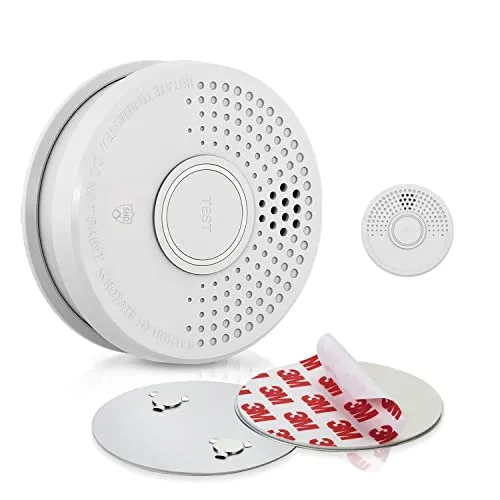 SHD by OneConcept Mini-Rauchmelder 2er-Set - Rauchmelder für Küche, Büro und Wohnwagen mit 85dB-Alarm, einfacher Montage durch Magnethalterung und zuverlässigen Sicherheitsfunktionen.