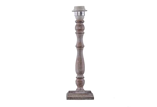 Dirk Davids Tischleuchte Cambridge aus Holz in Antik Weiß - Vielseitige Tischlampe aus Holz in Antik Weiß, ideal für Büro, Wohnzimmer oder Schlafzimmer. Sie sorgt für ein warmes Licht und verleiht Ihrem Raum eine einladende Atmosphäre.