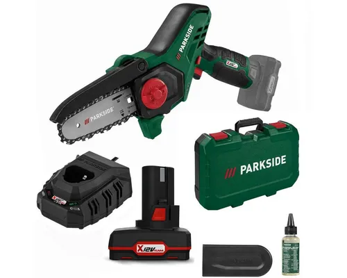 Parkside PARKSIDE 12V Akku-Gehölzschneider PGHSA 12 D3 mit Akku und Ladegerät