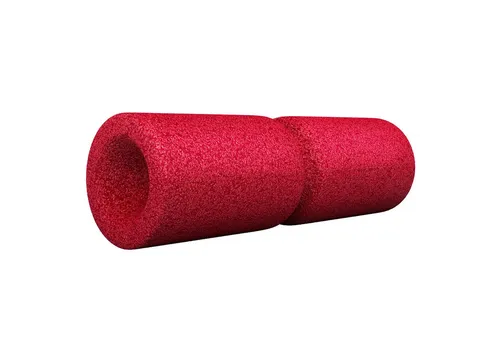 GORILLA SPORTS Pilatesrolle Faszienrolle - Umlaufrille, 38cm, Schaumstoff, Farbwahl - Foam Roller
