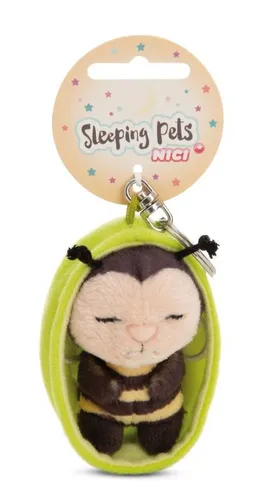 NICI 61609 Schlüsselanhänger Sleeping Pets Biene