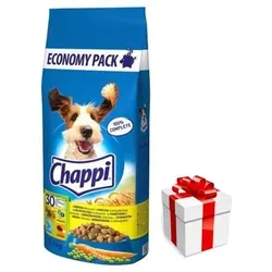 CHAPPI Trockennahrung mit Geflügel und Gemüse 13,5kg - Überraschung für den Hund - Hundefutter für eine ausgewogene Ernährung, reich an Geflügel und Gemüse, ideal für aktive und lebensfrohe Hunde.