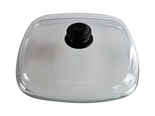 SIMAX Glasdeckel 26x26cm mit Knopf