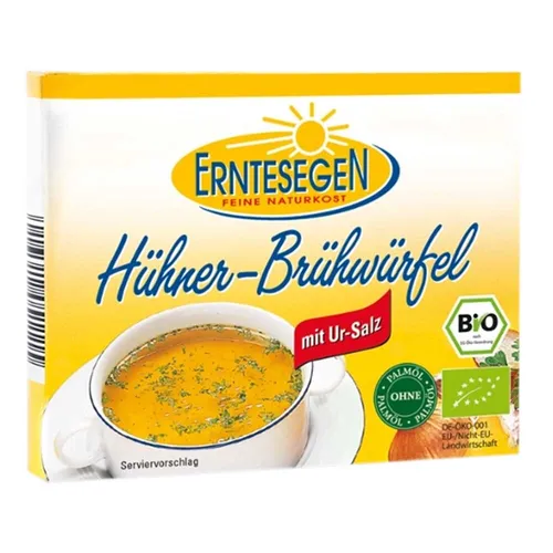 Hühnerbrühe - Brühwürfel 66g | ERNTESEGEN