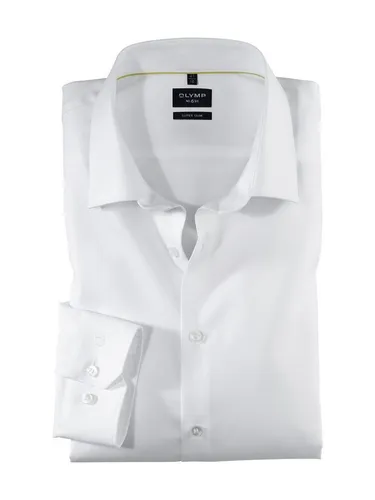 OLYMP No. Six Businesshemd, super slim, Urban Kent Weiß 39 - Elegantes, super slim Businesshemd aus hochwertiger Baumwollmischung, ideal für stilvolle Auftritte. Pflegeleicht bei 40°C, perfekt für den modernen Mann.