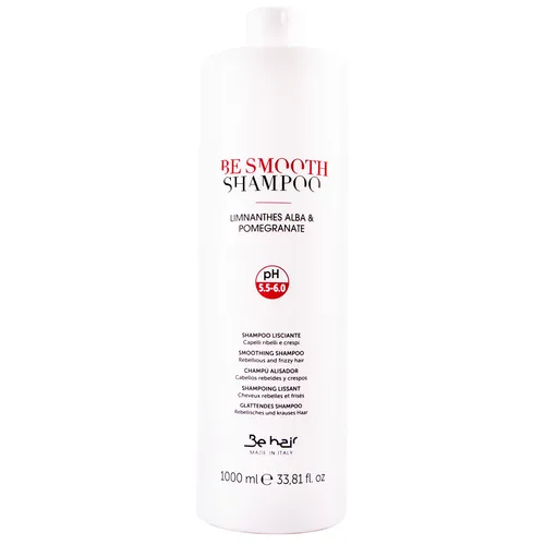 Be Hair Be Smooth 1000ml Glättendes Shampoo, reduziert Frizz, reinigt das Haar